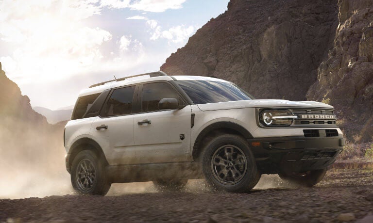 2023 Ford Bronco Sport parked near a mountain