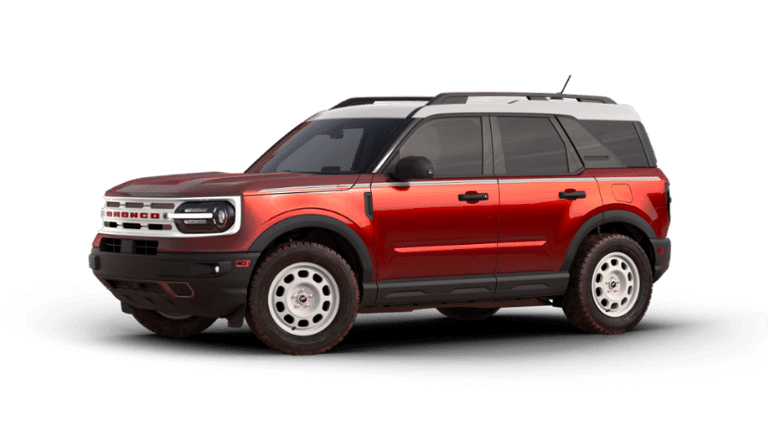 2023 Ford Bronco Sport Heritage in Hot Pepper Red color