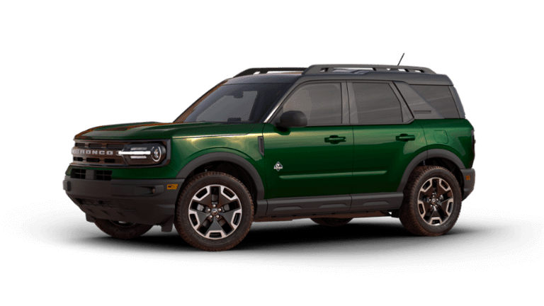 2023 Ford Bronco Sport Outer Banks in Eruption Green color