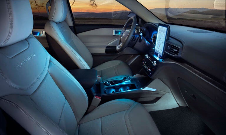 2023 Ford Explorer interior front seating