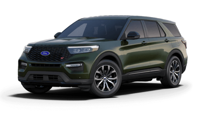 2023 Ford Explorer ST in Forged Green color