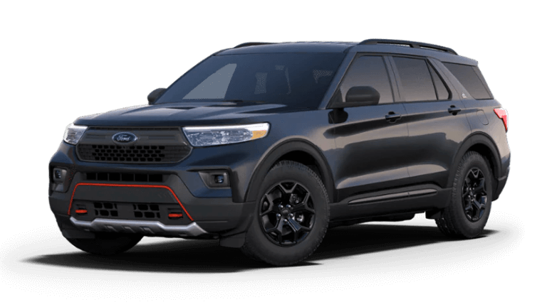2023 Ford Explorer Timberline in Agate Black color