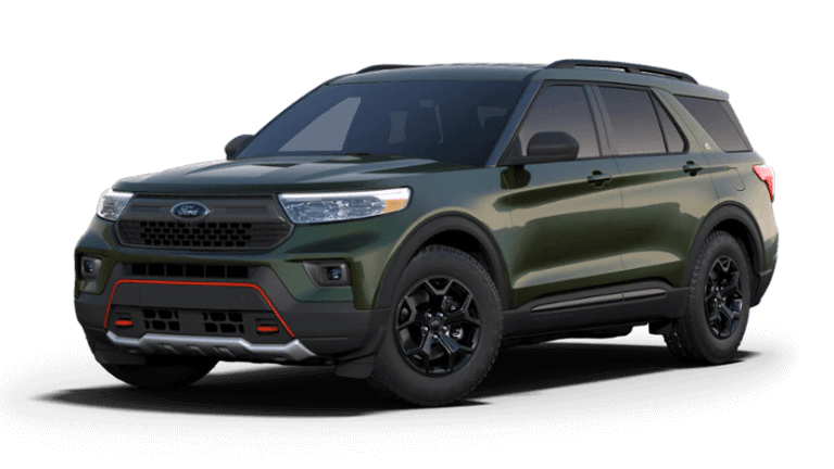 2023 Ford Explorer Timberline in Forged Green color