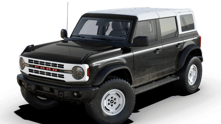 2024 Ford Bronco Heritage Edition in Shadow Black color