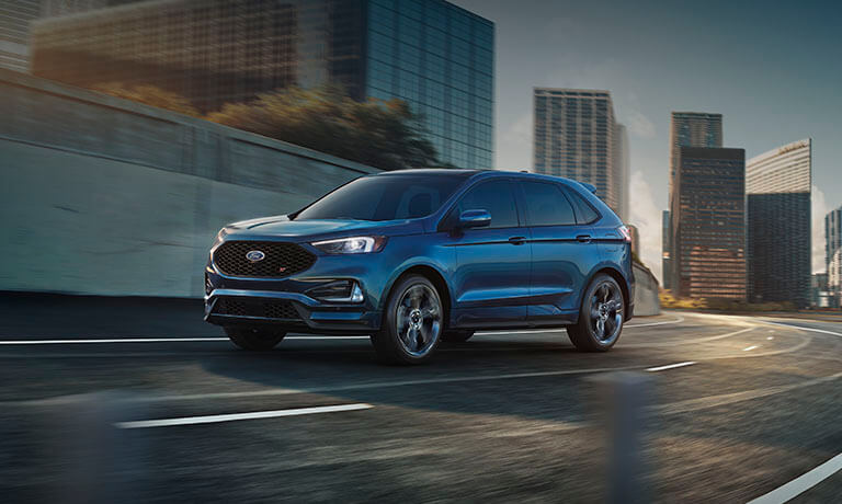 2024 Ford Edge exterior parked in a modern city