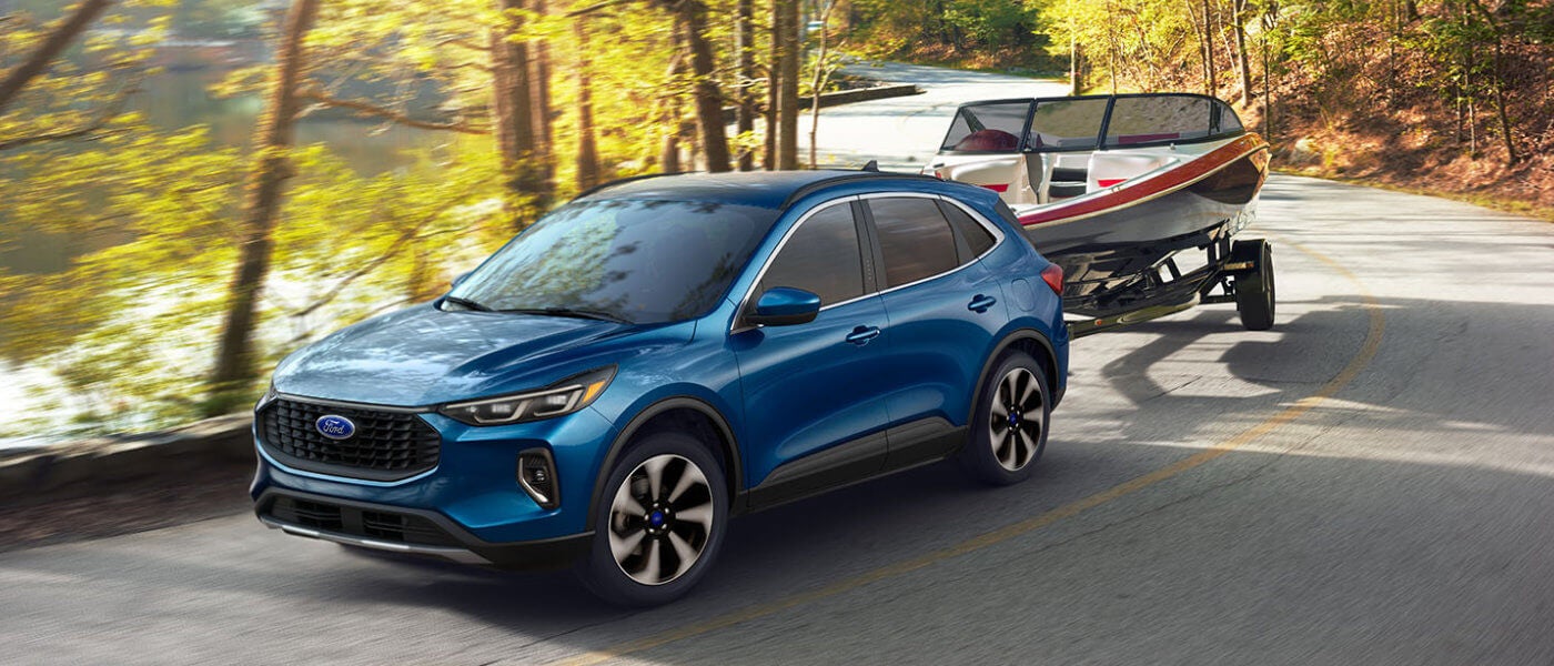 2024 Ford Escape exterior towing a boat