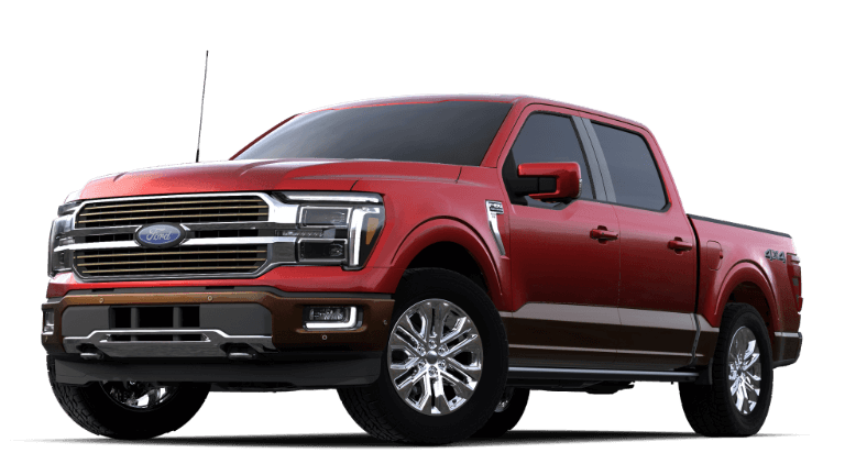 2024 Ford F-150 King Ranch in Rapid Red color