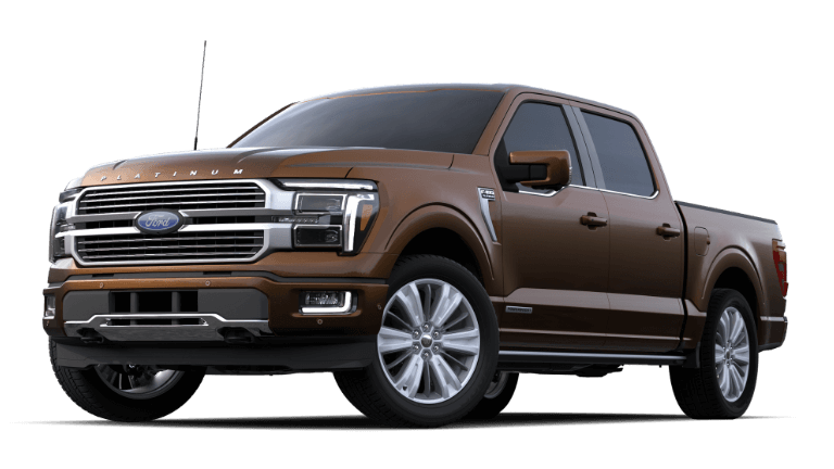 2024 Ford F-150 Platinum in Darkened Bronze color