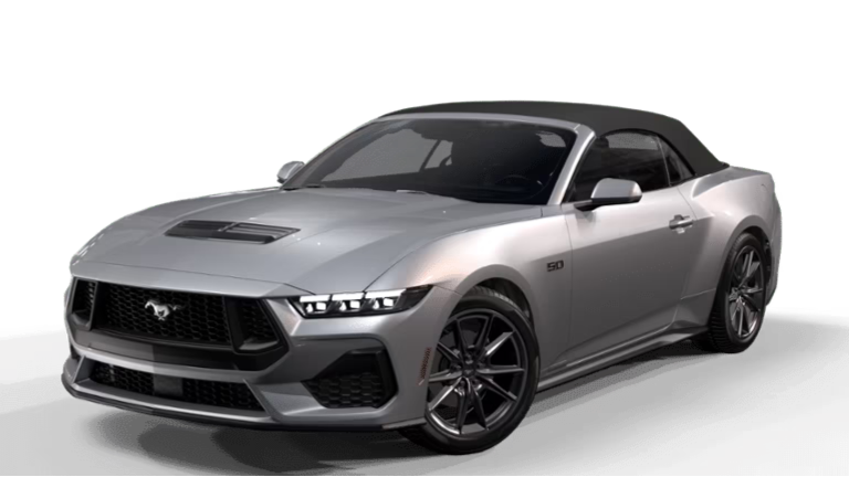 2024 Ford Mustang in Iconic Silver Metallic color