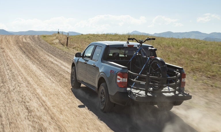 2024 Ford Maverick driving in the desert