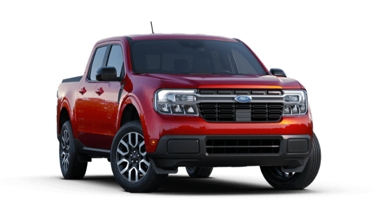 2024 Ford Maverick LARIAT in Hot Pepper Red color